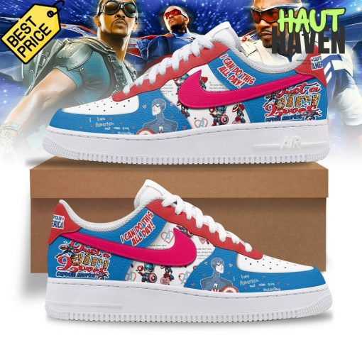 Captain America “I Can Do It All Day” Air Force 1 Sneaker