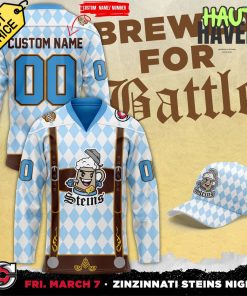 Cincinnati Cyclones x Zinzinnati Steins Brewed For Battle Hockey Jersey