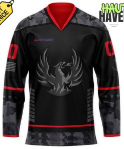 Coachella Valley Firebirds Stealth Fighter Military Special Jersey