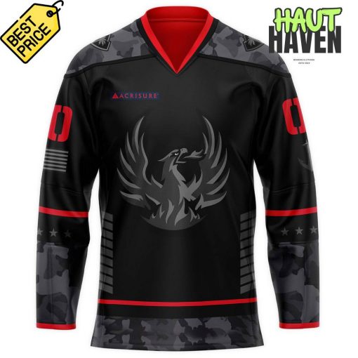 Coachella Valley Firebirds Stealth Fighter Military Special Jersey