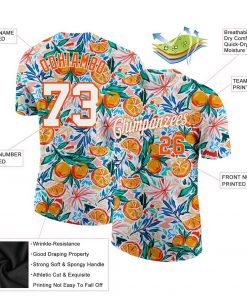 Custom 3D Pattern Design Fruits Performance TShirt