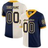 Custom Black Vegas Gold White Mesh Drift Fashion Football Jersey