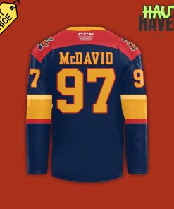 Erie Otters Connor McDavid Jersey Retirement Night Special Jersey