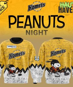 Fort Wayne Komets 75th Anniversary of Peanuts Sweatshirt