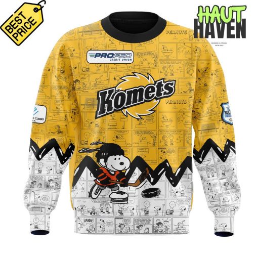 Fort Wayne Komets 75th Anniversary of Peanuts Sweatshirt