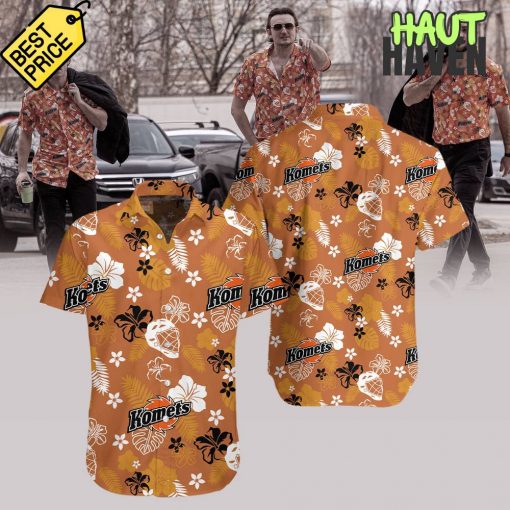 Fort Wayne Komets Luau Night Hawaiian Shirt