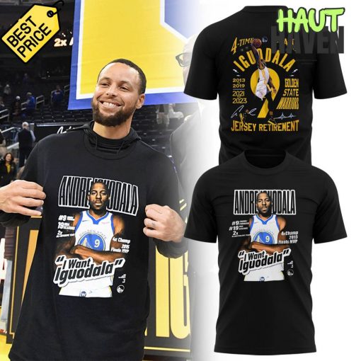 Golden State Warriors “I want Iguodala” Retirement Shirt