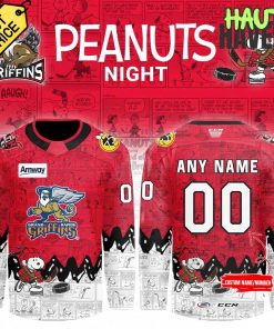 Grand Rapids Griffins Peanuts Night Special Jersey