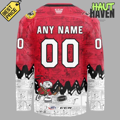 Grand Rapids Griffins Peanuts Night Special Jersey