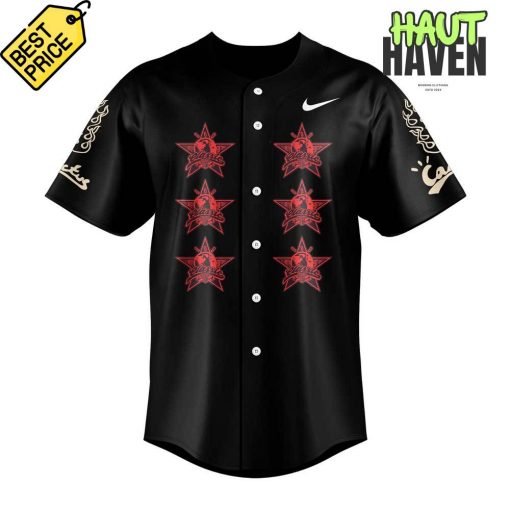 Houston Astros Cactus Jack Foundation Black Baseball Jersey