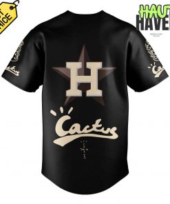 Houston Astros Cactus Jack Foundation Black Baseball Jersey