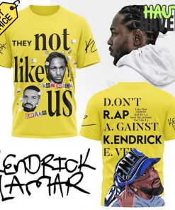 Kendrick Lamar They Not Like Us Yellow Tee