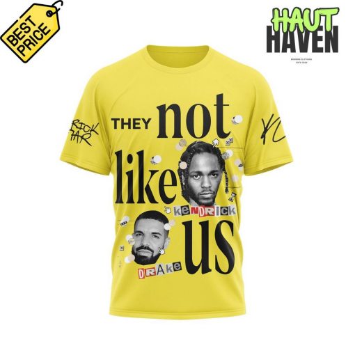 Kendrick Lamar They Not Like Us Yellow Tee