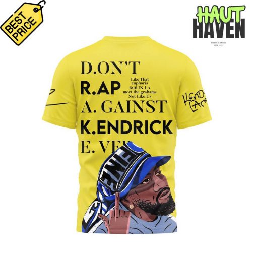 Kendrick Lamar They Not Like Us Yellow Tee