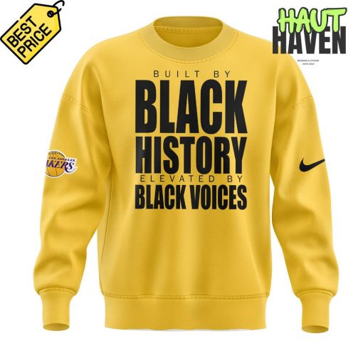 Los Angeles Lakers Luka Doncic Black History Black Voice Sweatshirt