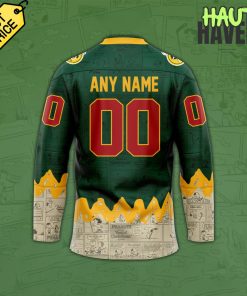 Minnesota Wild 75th Anniversary of Peanuts Special Hockey Jersey