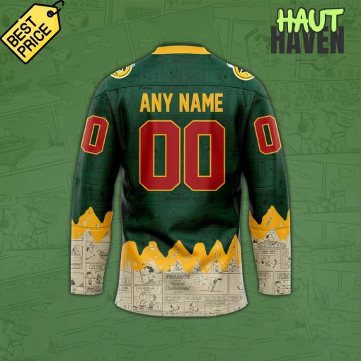 Minnesota Wild 75th Anniversary of Peanuts Special Hockey Jersey