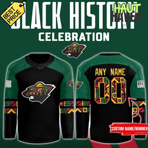 Minnesota Wild Black History Celebration Special Jersey