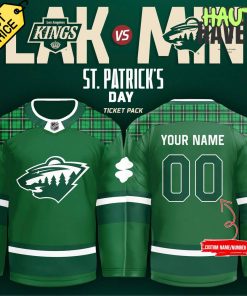 Minnesota Wild St. Patrick’s Day Special Green Jersey