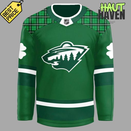 Minnesota Wild St. Patrick’s Day Special Green Jersey