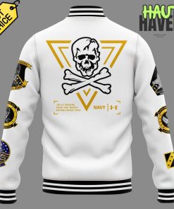 Navy Midshipmen Jolly Rogers Fear The Bones Baseball Jacket