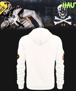 Navy Midshipmen Jolly Rogers Fear The Bones Quarter Zip Hoodie