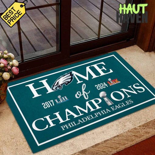 Philadelphia Eagles 2 Time Super Bowl Champions Doormat