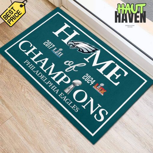 Philadelphia Eagles 2 Time Super Bowl Champions Doormat