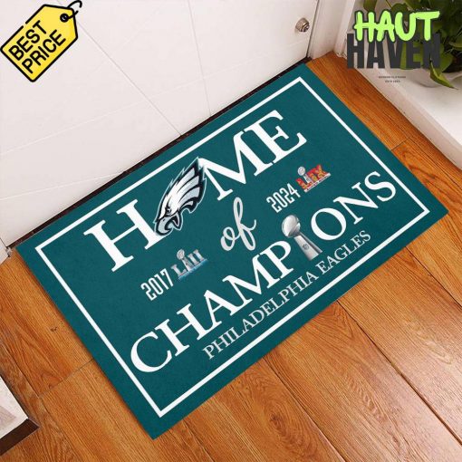 Philadelphia Eagles 2 Time Super Bowl Champions Doormat