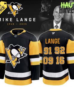 Pittsburgh Penguins Mike Lange Voice of the Penguins Hockey Jersey