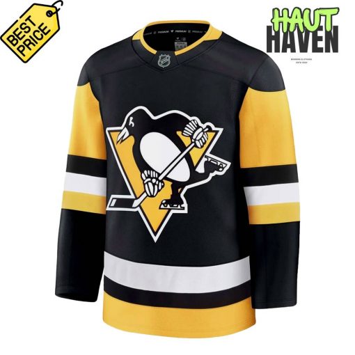 Pittsburgh Penguins Mike Lange Voice of the Penguins Hockey Jersey