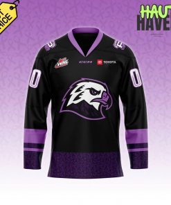 Portland Winterhawks Fight Cancer Special Jersey