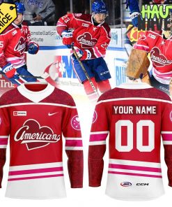 Rochester Americans Red Threads Uniform Special Hockey Jersey