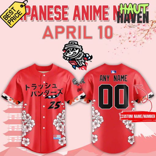 Rocket City Trash Pandas 2025 Japanese Anime Night Special Jersey