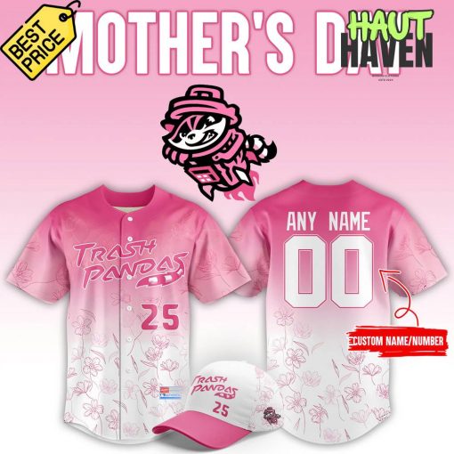 Rocket City Trash Pandas 2025 Mother’s Day Special Pink Jersey