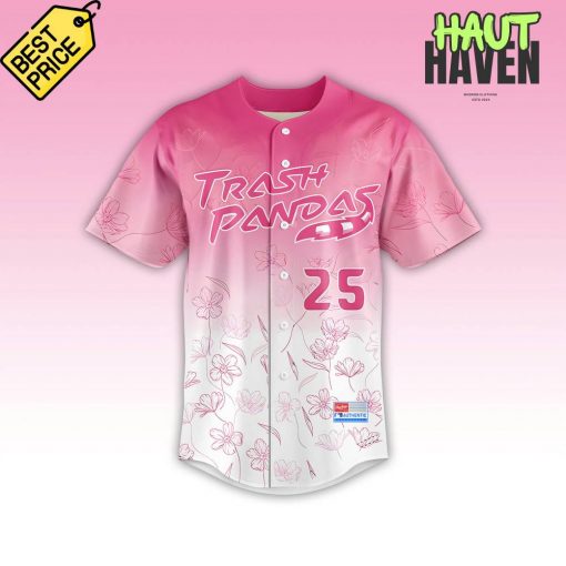 Rocket City Trash Pandas 2025 Mother’s Day Special Pink Jersey