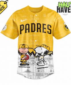 San Diego Padres Peanuts Night Special Baseball Jersey