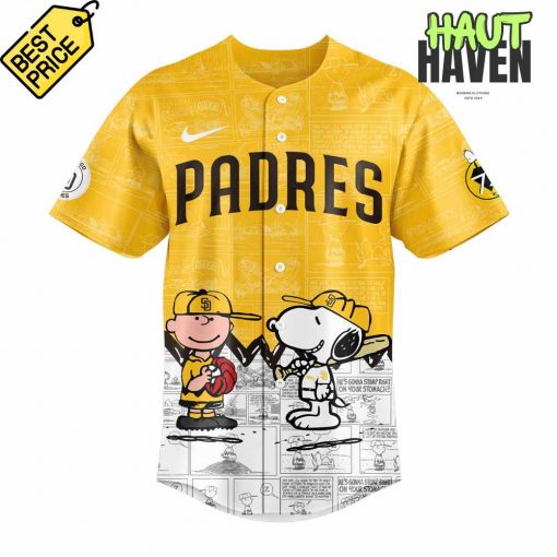 San Diego Padres Peanuts Night Special Baseball Jersey