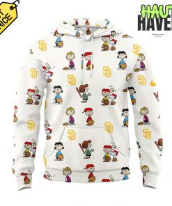 San Diego Padres Peanuts Night Special White Hoodie