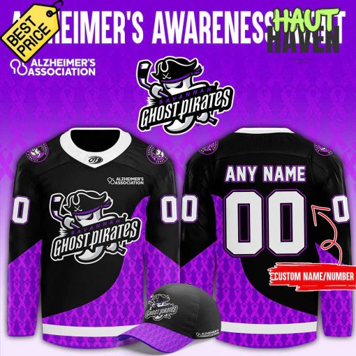 Savannah Ghost Pirates Alzheimers Awareness Night Special Jersey