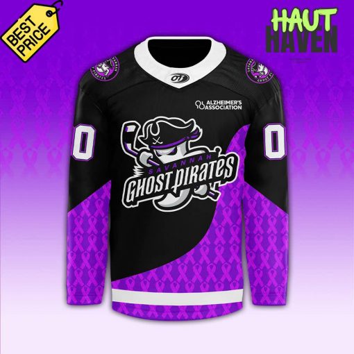 Savannah Ghost Pirates Alzheimers Awareness Night Special Jersey