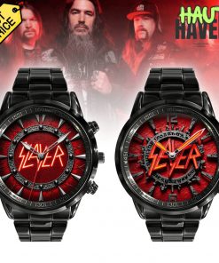 Slayer Band Special Black Stainless Steel Watch