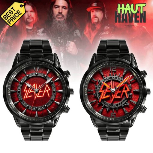 Slayer Band Special Black Stainless Steel Watch