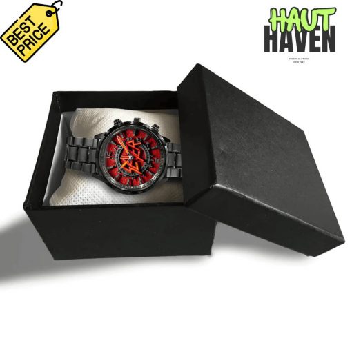 Slayer Band Special Black Stainless Steel Watch