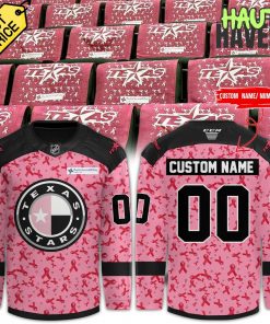 Texas Stars “Pink In The Rink” Special New 2025 Hockey Jersey