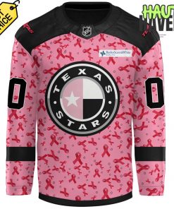 Texas Stars “Pink In The Rink” Special New 2025 Hockey Jersey