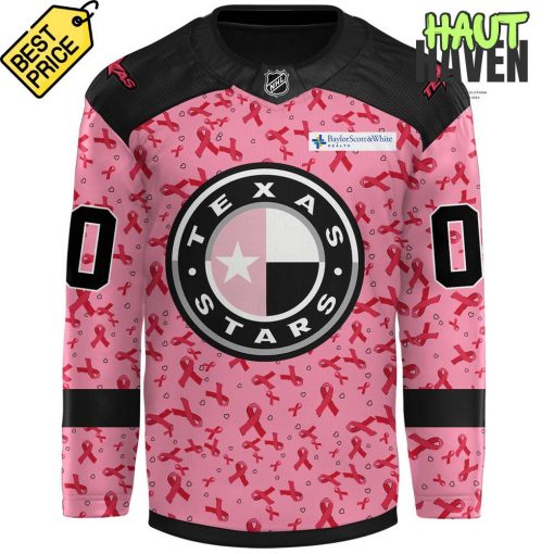 Texas Stars “Pink In The Rink” Special New 2025 Hockey Jersey