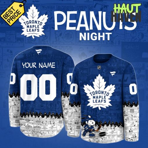 Toronto Maple Leafs 75th Anniversary of Peanuts Snoopy Jersey