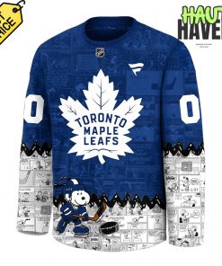 Toronto Maple Leafs 75th Anniversary of Peanuts Snoopy Jersey