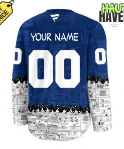 Toronto Maple Leafs 75th Anniversary of Peanuts Snoopy Jersey